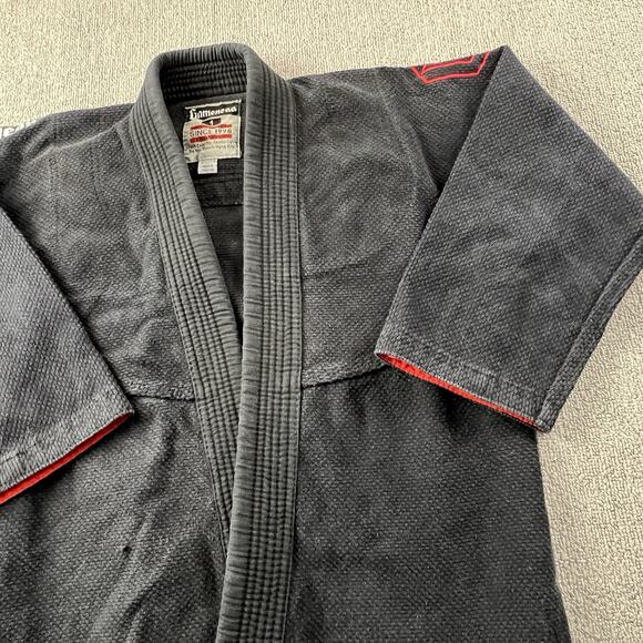 Gameness Gi Top Kids Size 1 Black BJJ Jiujitsu Grappling Active Unisex - Picture 4 of 15